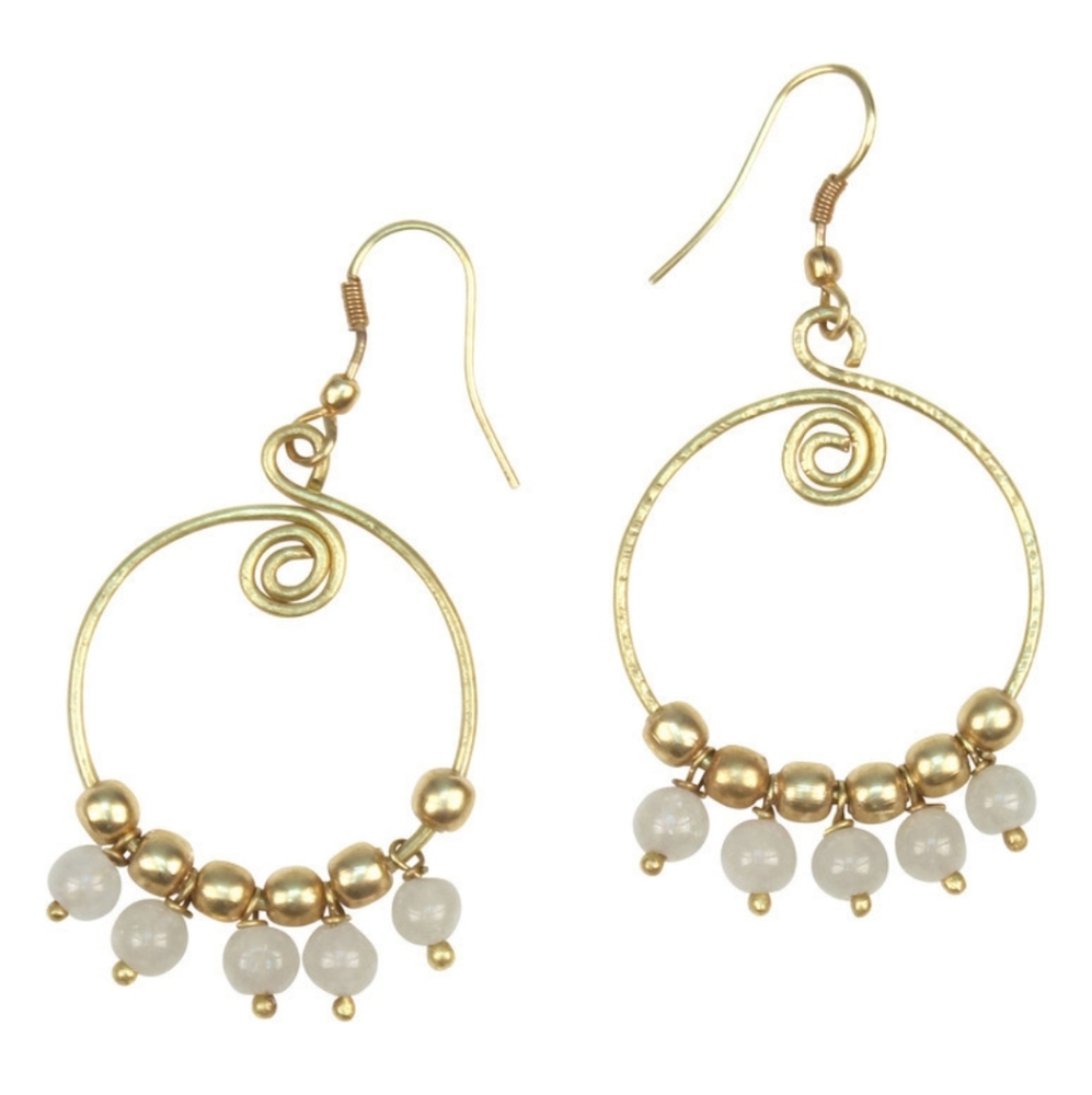 Brass Hoops